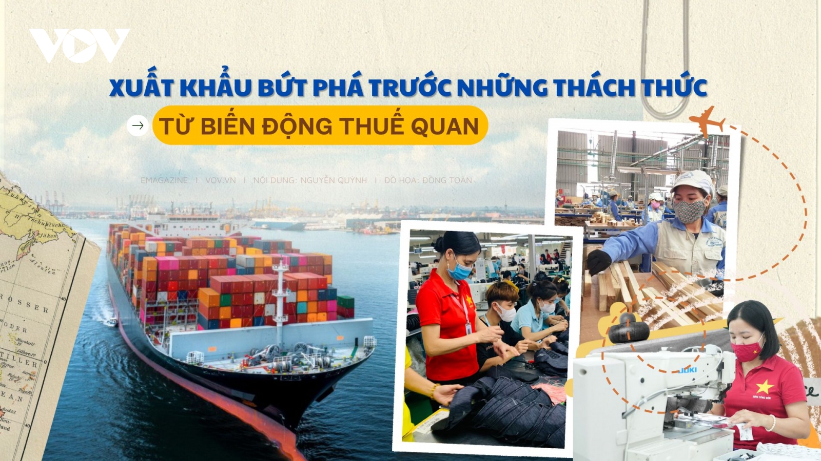 Xuất khẩu bứt phá trước những thách thức từ biến động thuế quan